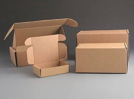 corrugated cardboard for packing, Pile of corrugated cardboard sheets and  ready to use Stock Photo by Vladdeep